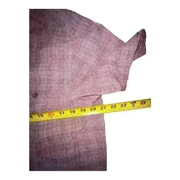 Patagonia Short Sleeve Mens Button Shirt Sz Medium Red Pattern Plaid Wood Casual - Picture 7 of 8